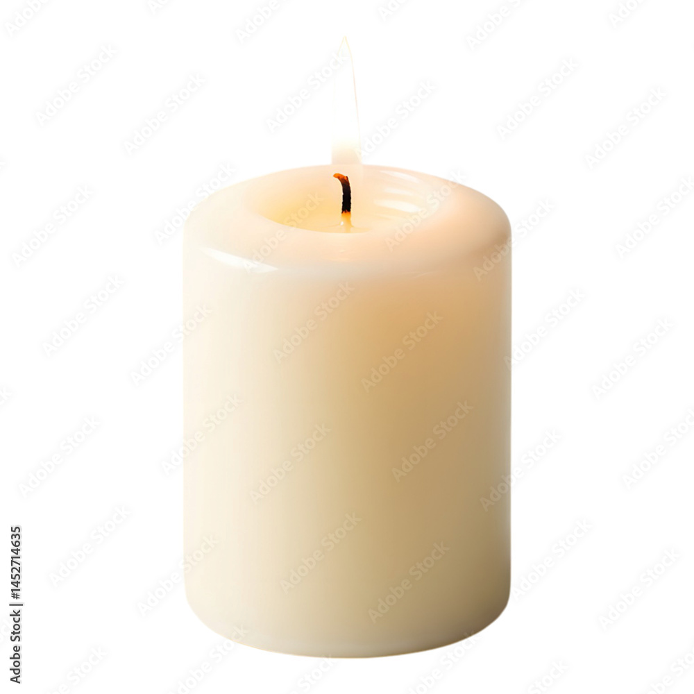 Tan Candle with Soft Glow for Warm and Peaceful Atmosphere Tan Candle with Soft Glow for Warm and Peaceful Atmosphere