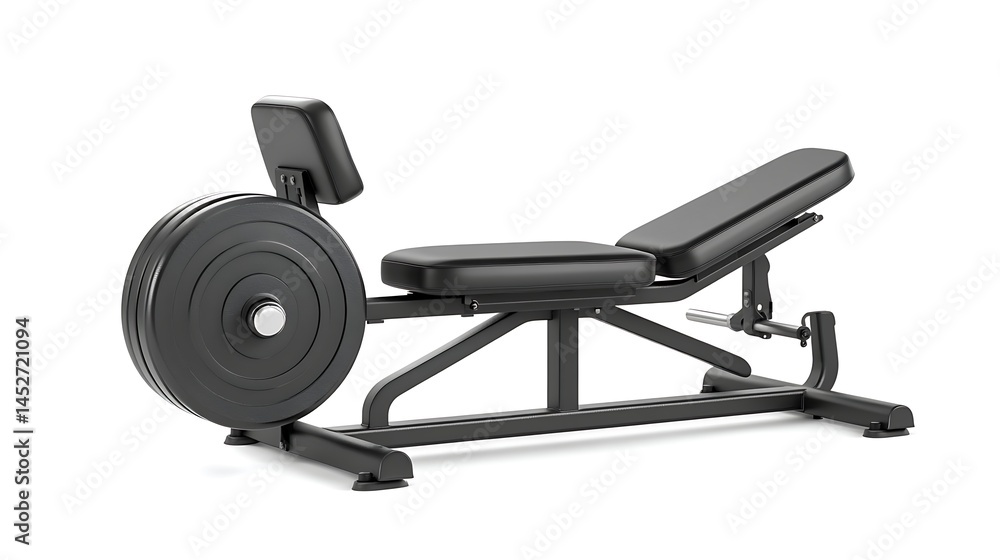 Weight training bench for leg exercises Weight training bench for leg exercises