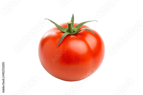 Wallpaper Mural A single ripe and juicy tomato, a culinary essential and healthy treat Torontodigital.ca