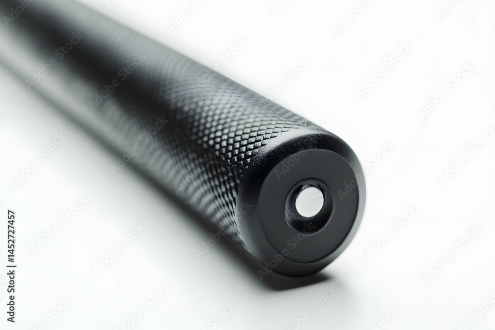High Resolution Image of Pull Up Bar Knurling and End Cap on Stark White High Resolution Image of Pull Up Bar Knurling and End Cap on Stark White