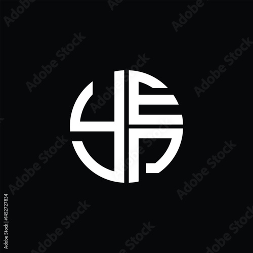 YEP logo YEP icon YEPvector YEP monogram YEPletter YEPminimalist YEP Circle YEPflat Unique modern flat abstract logo design.
