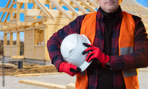 Construction worker in safe...
