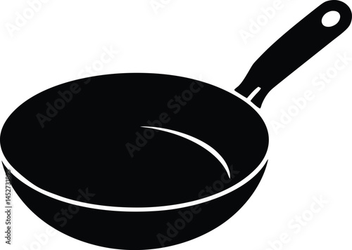 frying pan isolated on white background