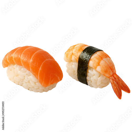 3d sushi ; isolated on a transparent background