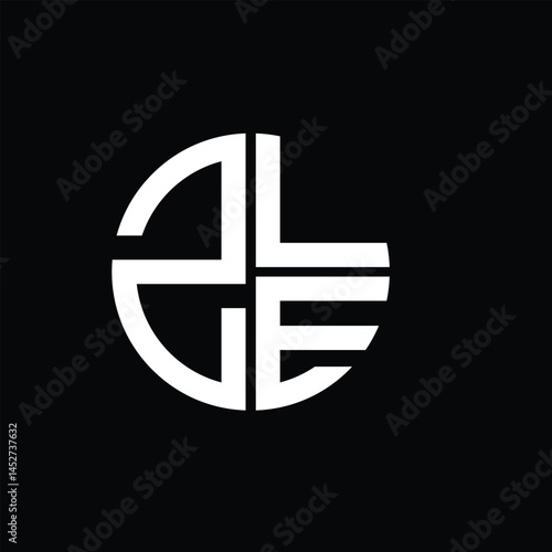 ZLE logo ZLE icon ZLE vector ZLE monogram ZLEletter ZLEminimalist ZLEtriangle ZLEflat Unique modern flat abstract logo design.