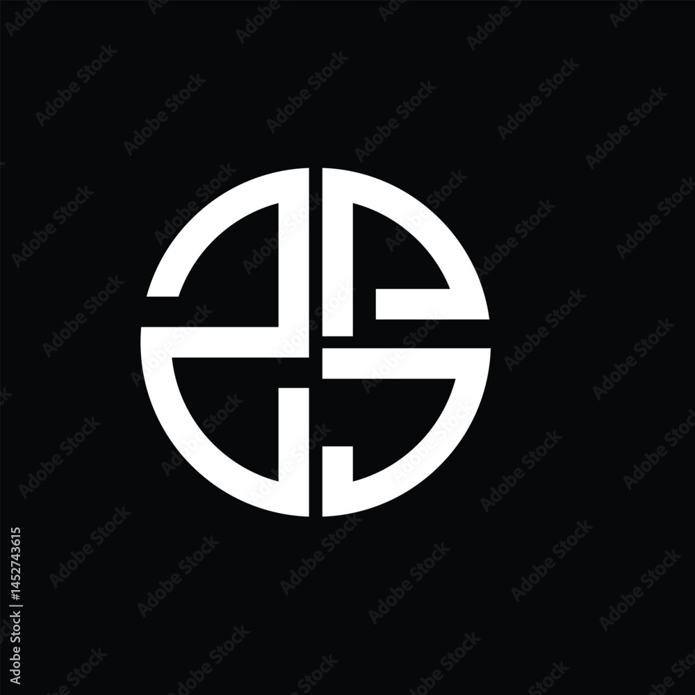 Obraz premium ZPJ logo ZPJ icon ZPJ vector ZPJ monogram ZPJletter ZPJminimalist ZPJtriangle ZPJflat Unique modern flat abstract logo design.