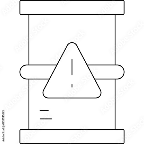 Dangerous icon single vector illustration