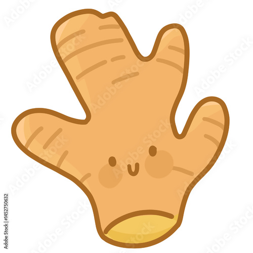 gingerbread man isolated on white