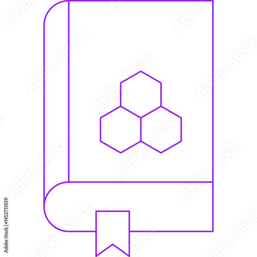 Book icon single vector illustration