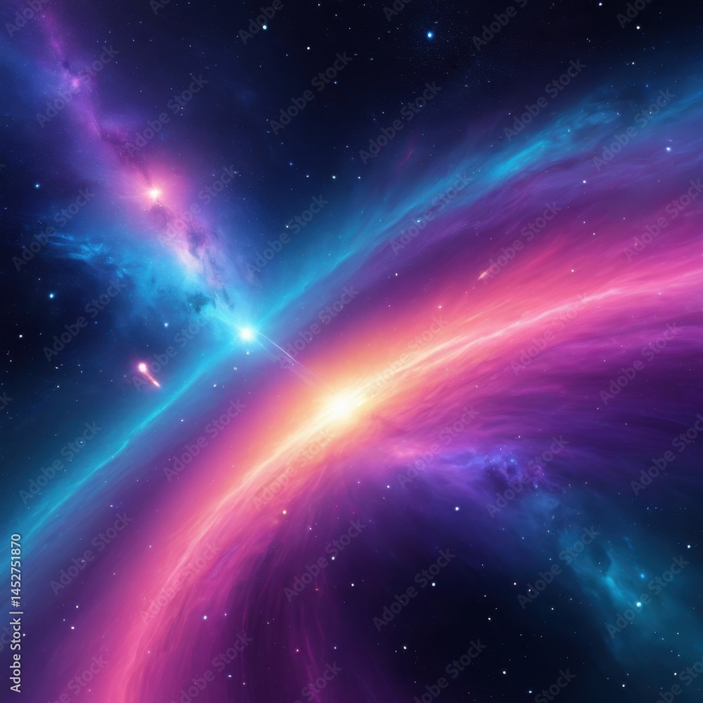 Obraz premium Abstract AI-generated colorful pattern design illustration