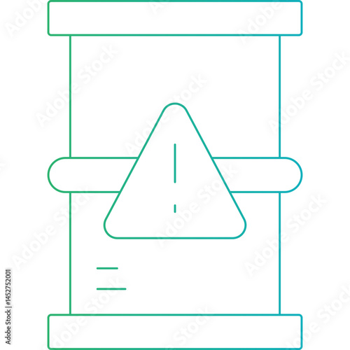 Dangerous icon single vector illustration