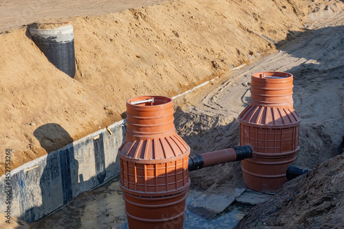 City sewerage structures. C...