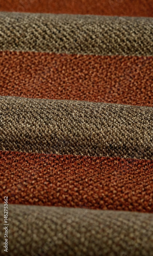 Obraz na płótnie A detailed shot of a vibrant carpet with various color hues, ideal for use in interior design or product promotions w salonie