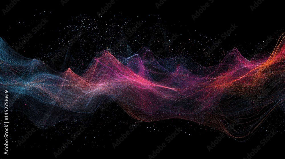 Obraz premium minimal networking technology background big data connectivity software development wallpaper