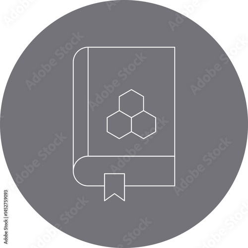 Book icon single vector illustration