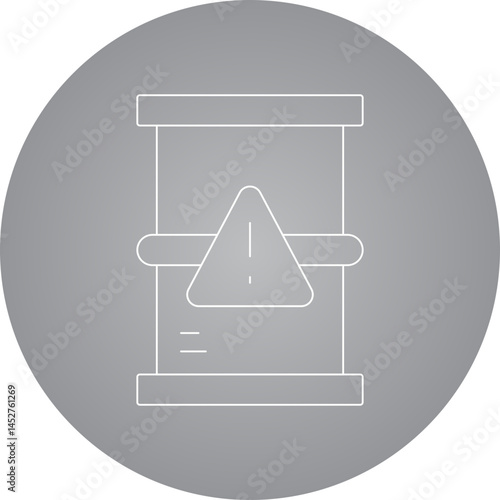 Dangerous icon single vector illustration