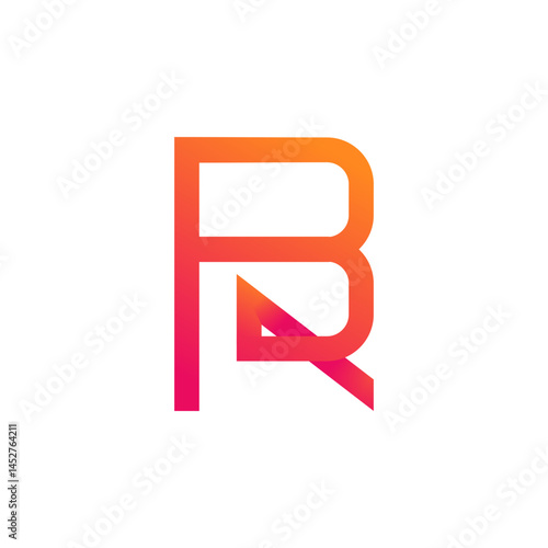 Gradient lettermark logo combining R and B shapes.