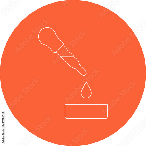 Dropper icon single vector illustration