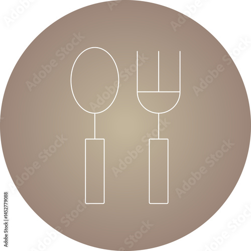 Crockery icon single vector illustration