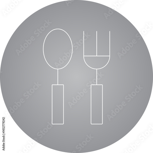 Crockery icon single vector illustration
