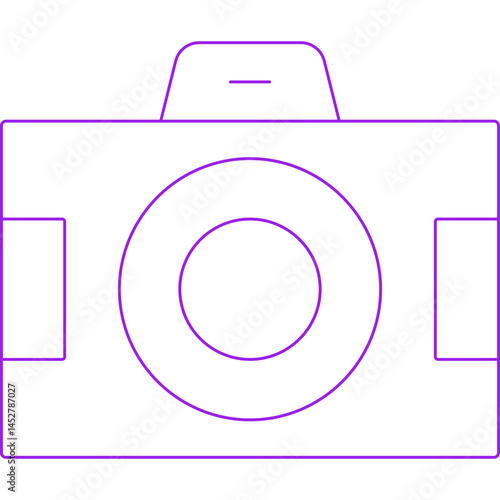 Camera icon single vector illustration