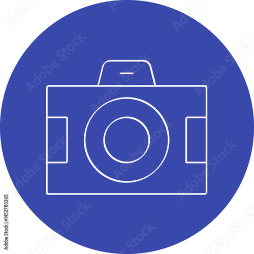 Camera icon single vector illustration