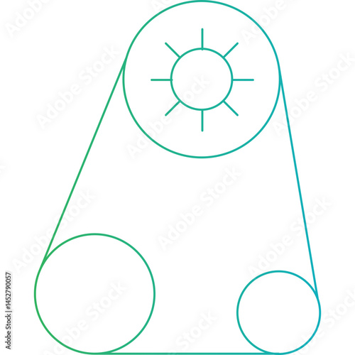 Safety pin icon single vector illustration