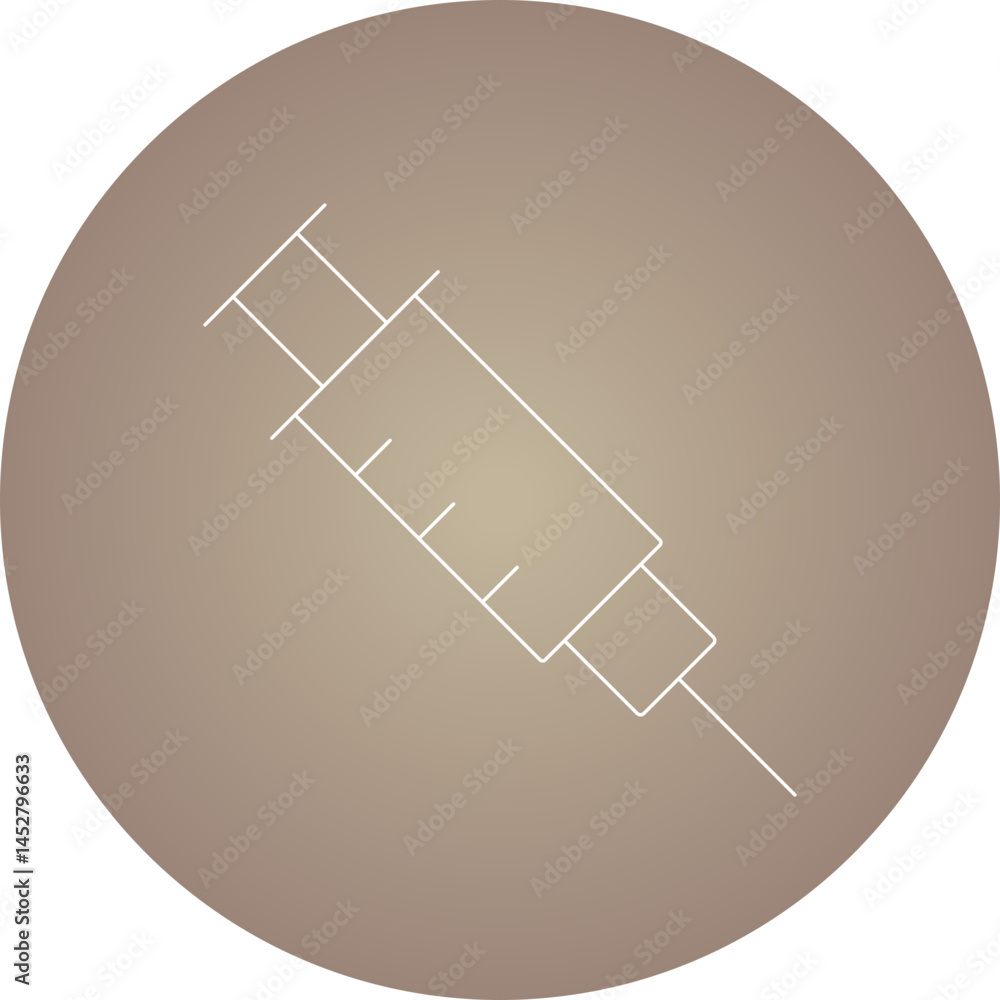 Syringe icon single vector illustration Syringe icon single vector illustration