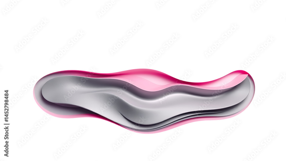 Abstract Pink and Grey Wave Design on Transparent Background Abstract Pink and Grey Wave Design on Transparent Background