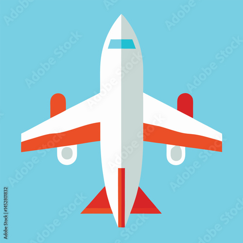 commercial plane artwork