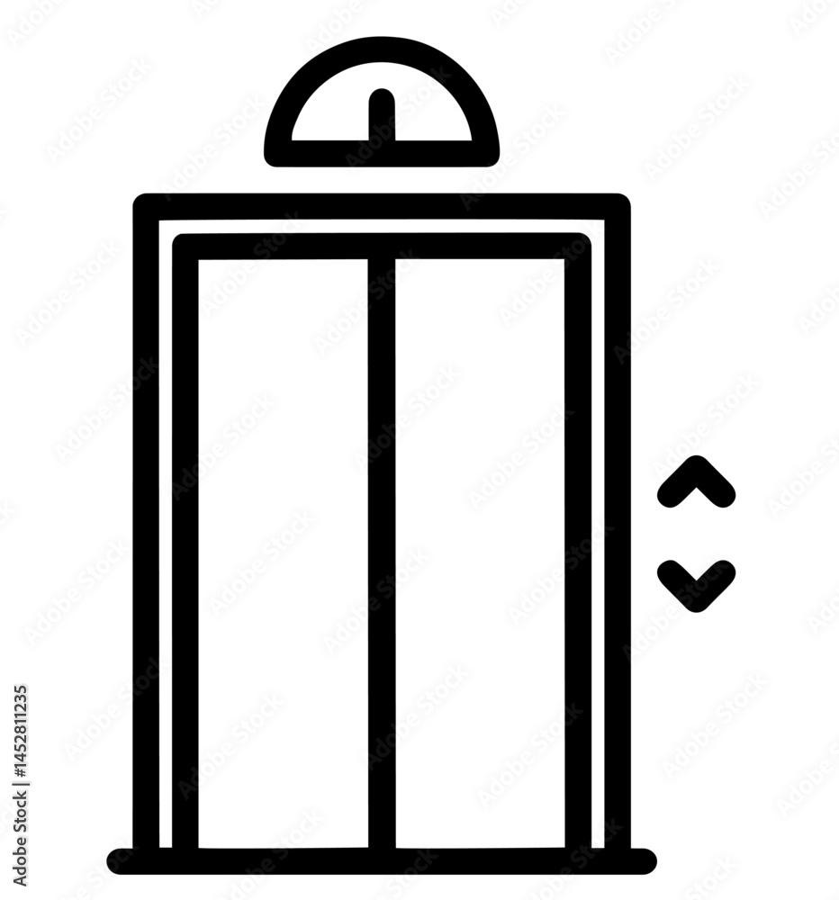 Vertical Transport Concept, Building Navigation, Accessibility, Modern Infrastructure Illustration Vertical Transport Concept, Building Navigation, Accessibility, Modern Infrastructure Illustration