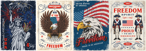 Celebrating Independence Day with patriotic art