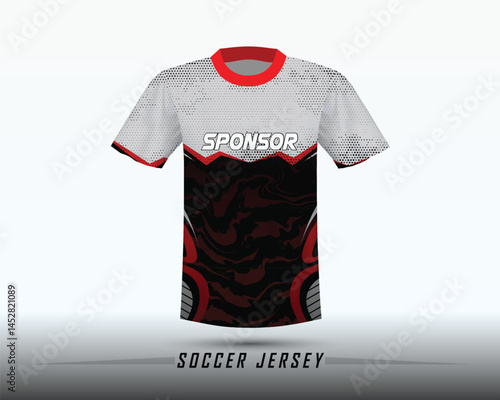 Soccer jersey design for sublimation or sports jersey design
