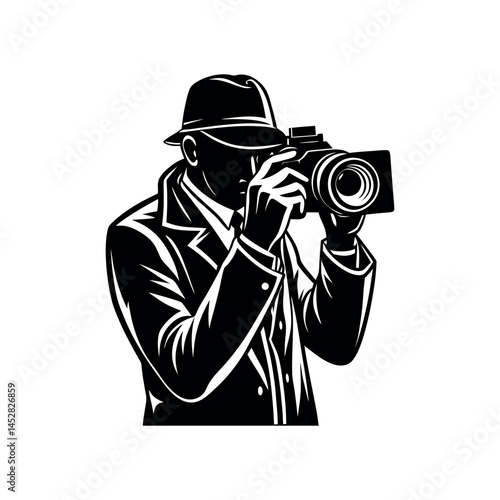 Photographer Icon Vector Design  