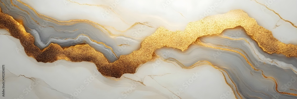 Abstract Marble Art: Elegant gold veins weave through a smooth marble surface, creating a luxurious and artistic design. Embodying the beauty of luxury and artistic craftsmanship. Abstract Marble Art: Elegant gold veins weave through a smooth marble surface, creating a luxurious and artistic design. Embodying the beauty of luxury and artistic craftsmanship.