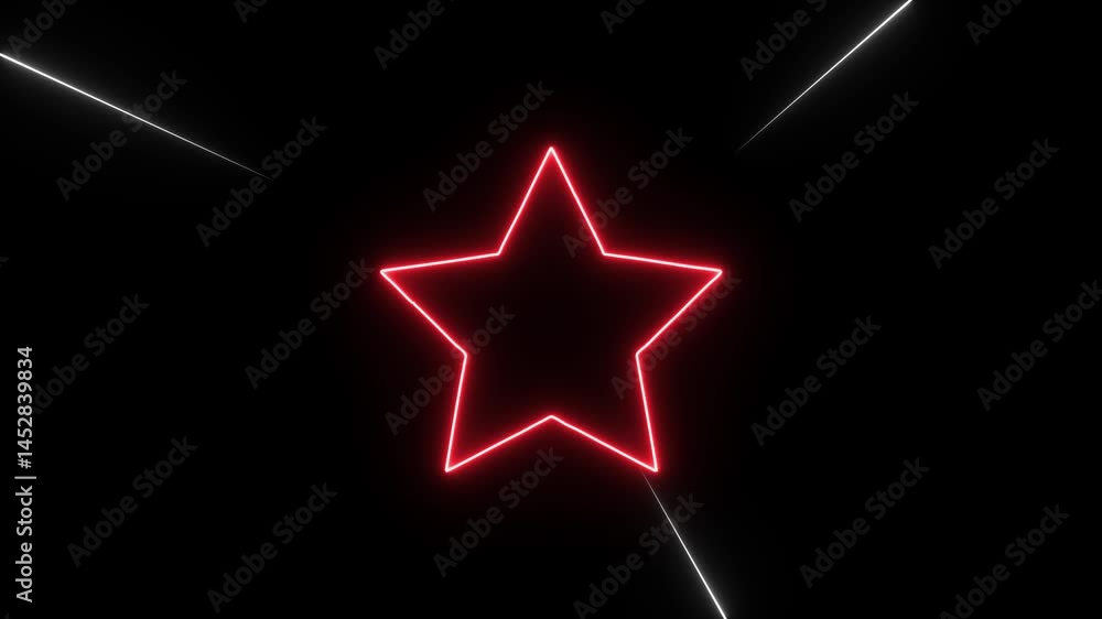 Glowing neon star in fog abstract background. Glowing neon star in fog abstract background.