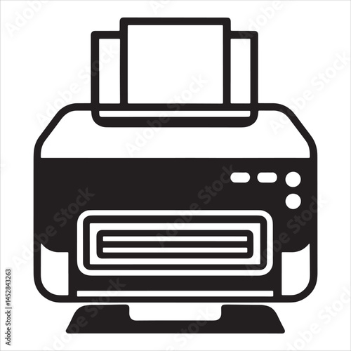 printer icon vector illustration
