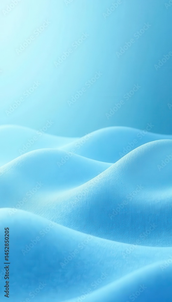 Obraz premium Abstract white lines woven through light blue mesh background , calming, wallpaper, subtle