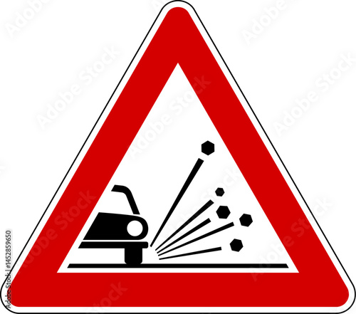 Italian traffic signs unstable material