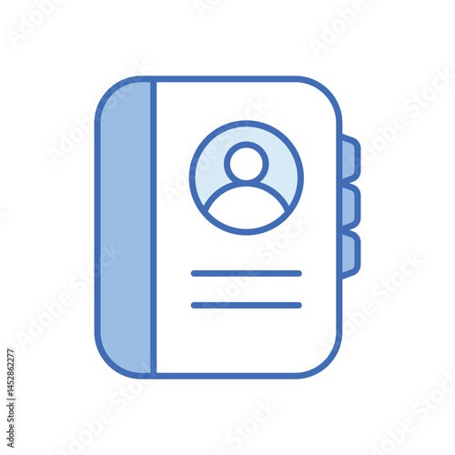 Address Book Vector icon