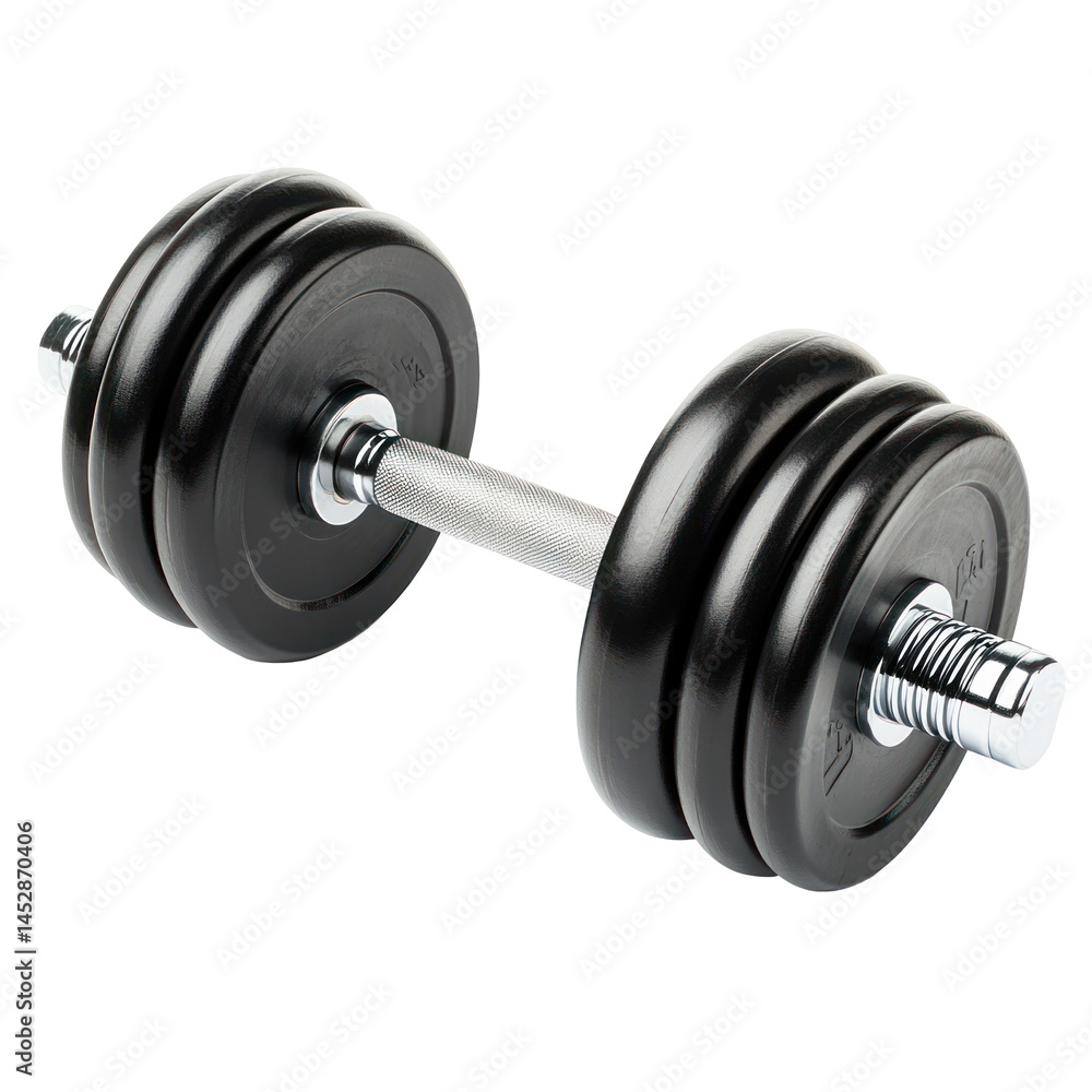 Dumbbell Set With Adjustable Weights isolated on a transparent background Dumbbell Set With Adjustable Weights isolated on a transparent background