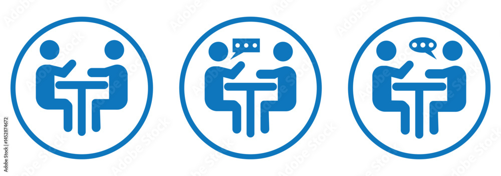 Meeting room setup line icon vector. hybrid meeting room setup sign. isolated contour symbol black illustration. Meeting room setup line icon vector. hybrid meeting room setup sign. isolated contour symbol black illustration.