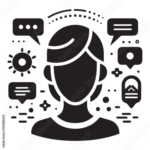 Chatbot & virtual assistant vector