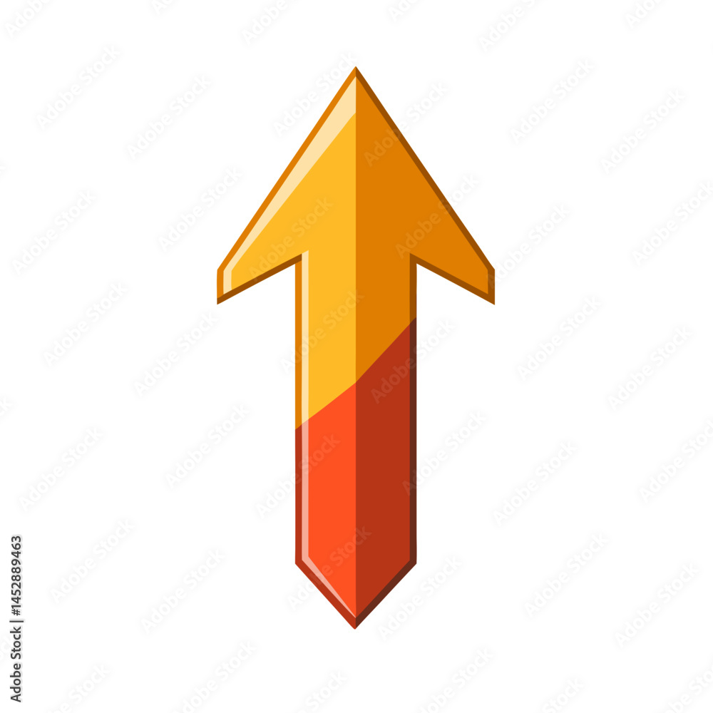 Sharp upward icon for web vector design Sharp upward icon for web vector design