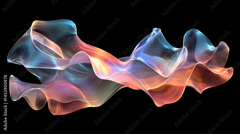 abstract liquid glass wave abstract liquid glass wave