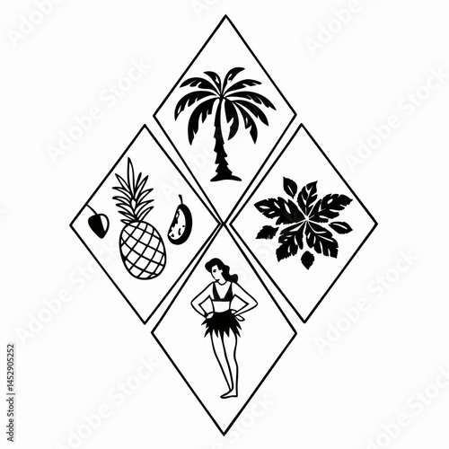 playing cards with diamonds