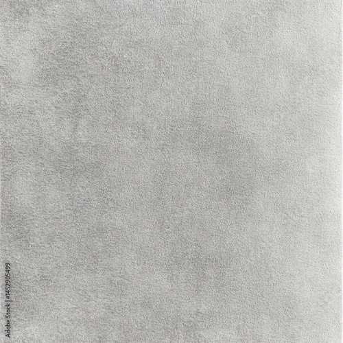 Full pale grey plushy fabric surface view for backgrounds and textures