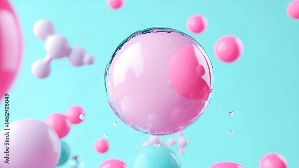 Colorful Bubbles on a Bright Background with Soft Pastel Shades in Pink and Blue for Creative Design Projects and Backgrounds Colorful Bubbles on a Bright Background with Soft Pastel Shades in Pink and Blue for Creative Design Projects and Backgrounds