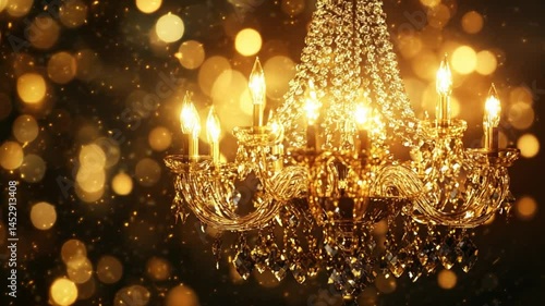 Luminous Crystal Chandelier: Elegance and Brilliance