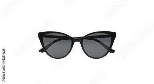 Cat eye sunglasses isolated on PNG background.